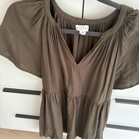 VELVET by Graham & Spencer Jamie Cotton Slub Dress - Picture 5 of 7